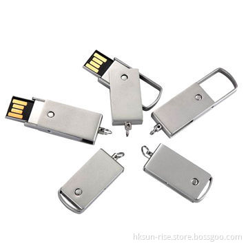 Stainless Steel USB Flash Drive with Design and Logo Printings